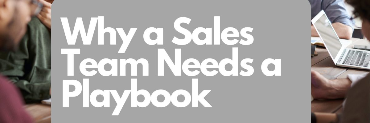 Why a sales team needs a playbook (2)